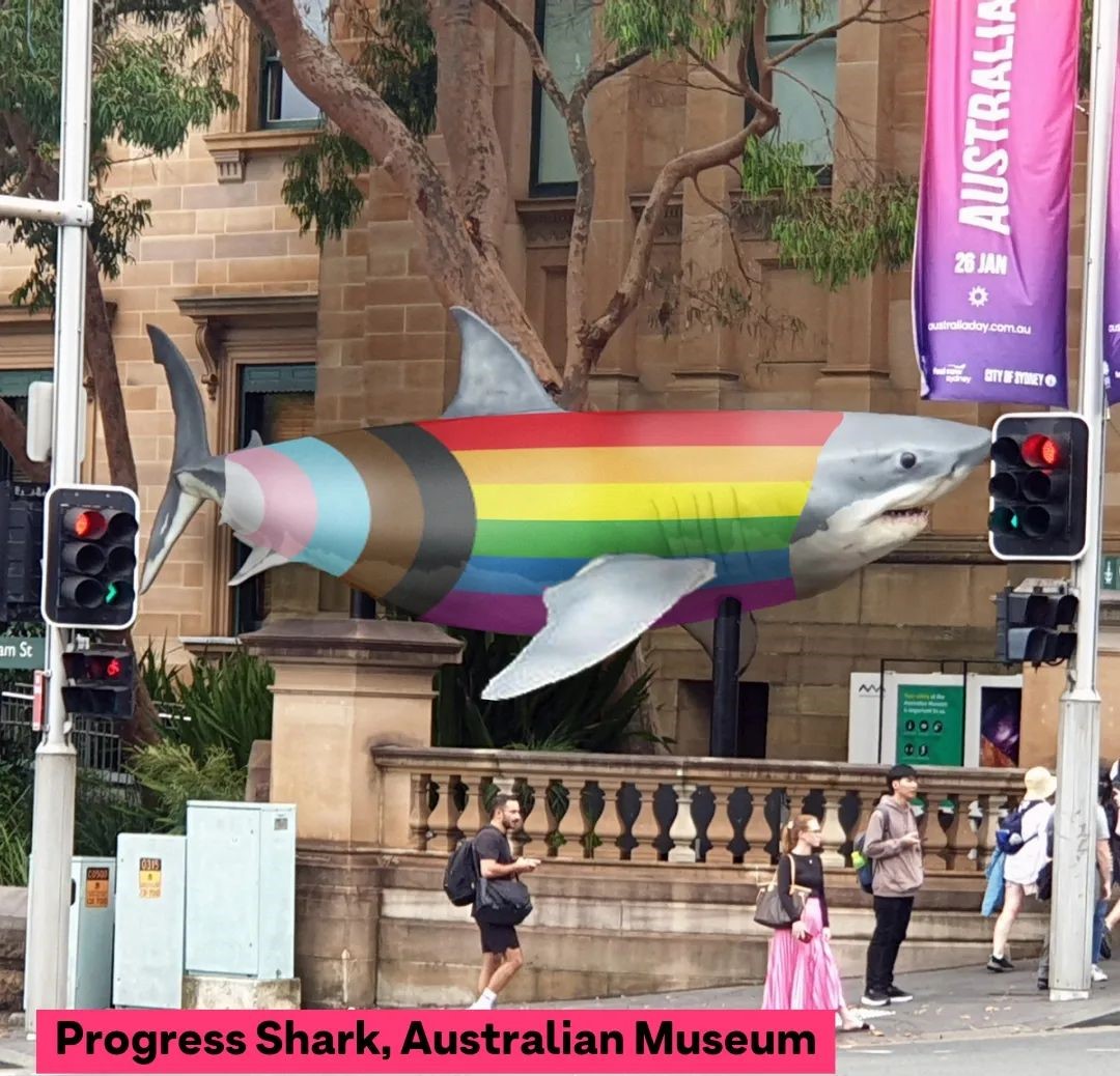 «Акула прогресса» – талисман World Pride в Австралии