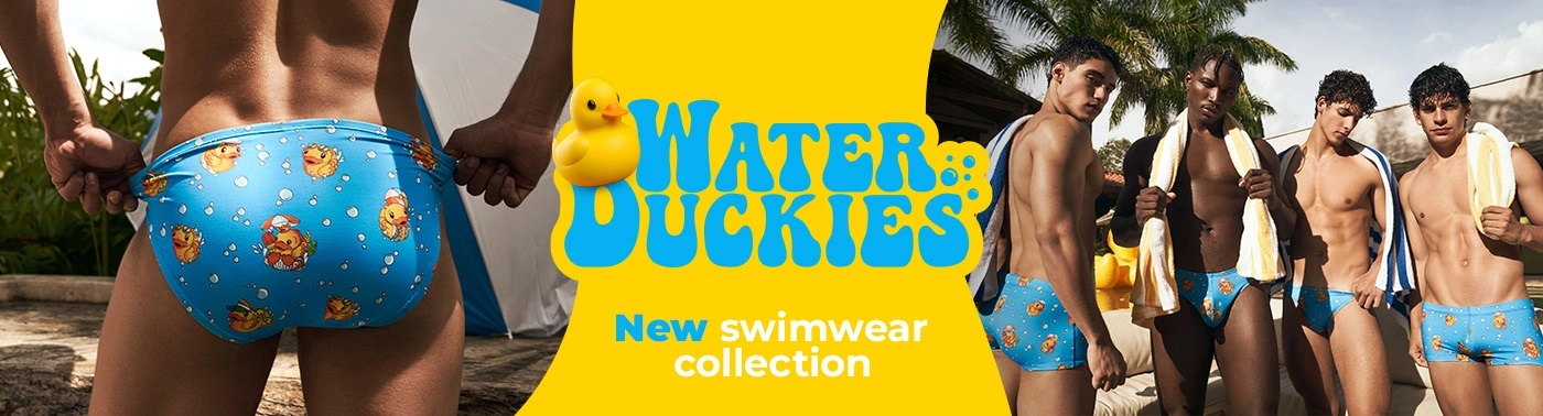 Видео! Мужская мода: коллекция плавок Water Duckies