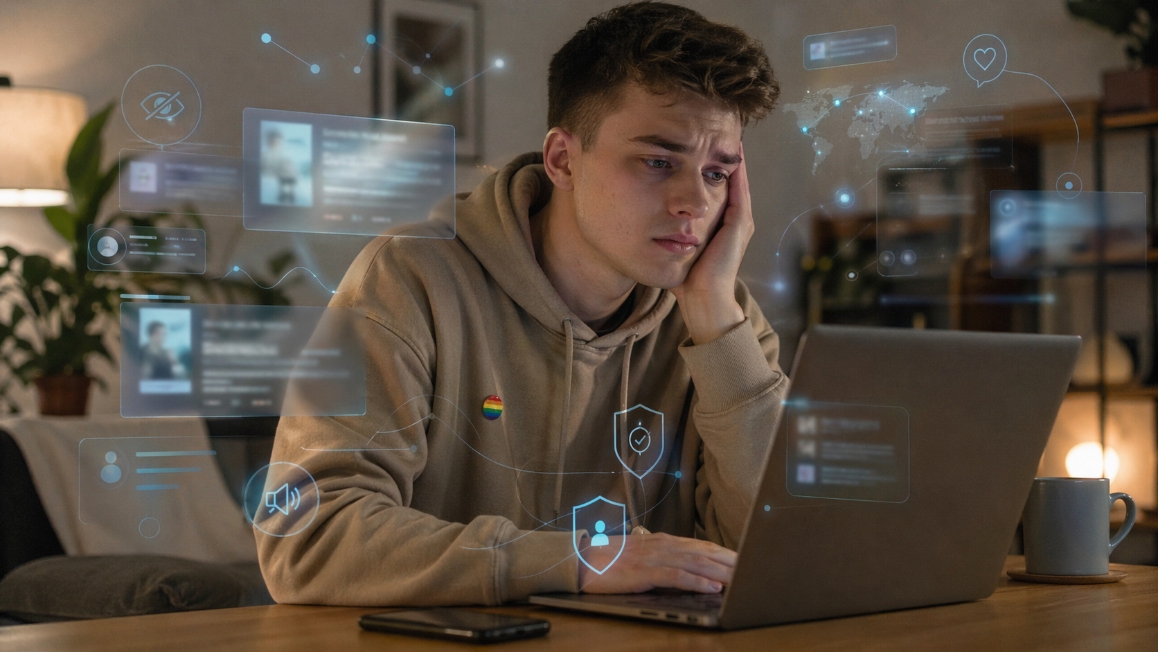 Техники самопомощи для ЛГБТК+, если новости выбили из колеи