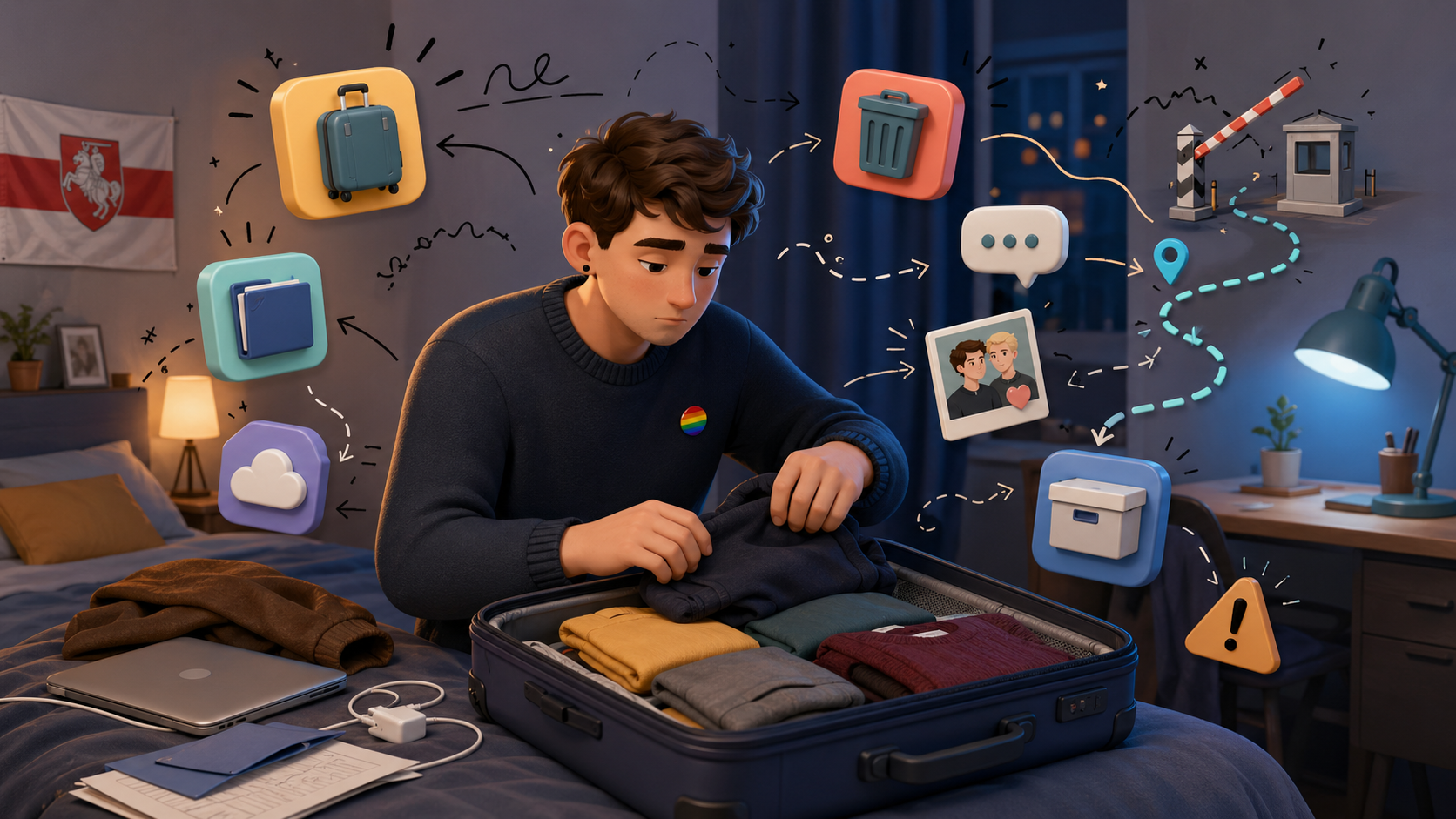 Граница и цифровые следы: что ЛГБТК+ удалить заранее