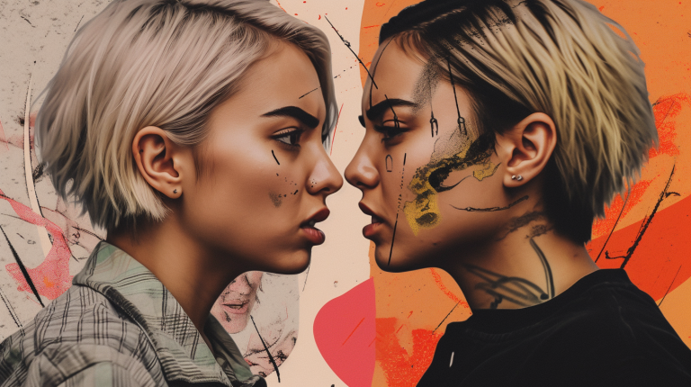 Сложности в лесбийской паре: 