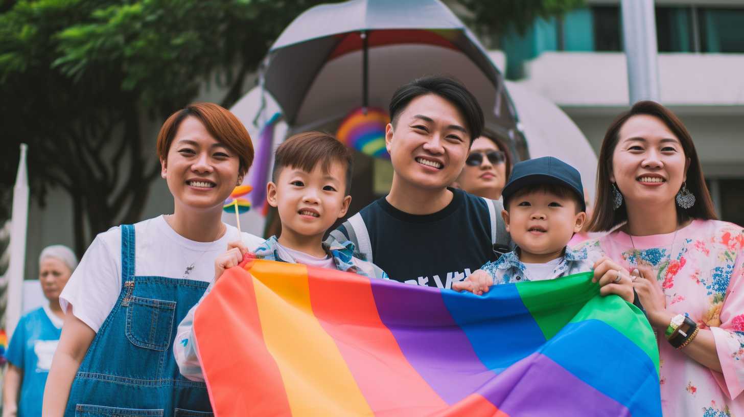 В Тайване однополым парам дали права усыновление
